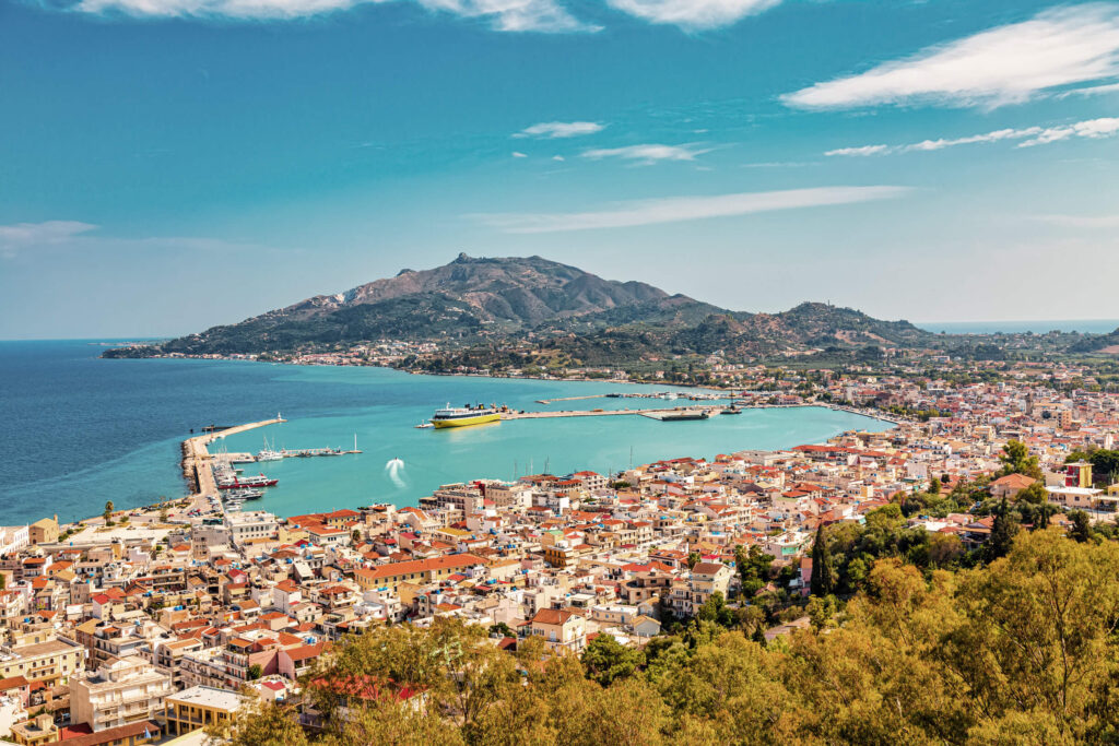 aerial panoramic cityscape view zakynthos city capital island zakynthos ionian sea greece summer sunny day filtered 1 at Αρχική